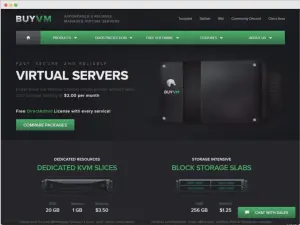 BuyVM：抗投诉VPS，$2/月起，AMD高性能VPS，1Gbps带宽（不限流量）NVMe SSD硬盘-微麦兔